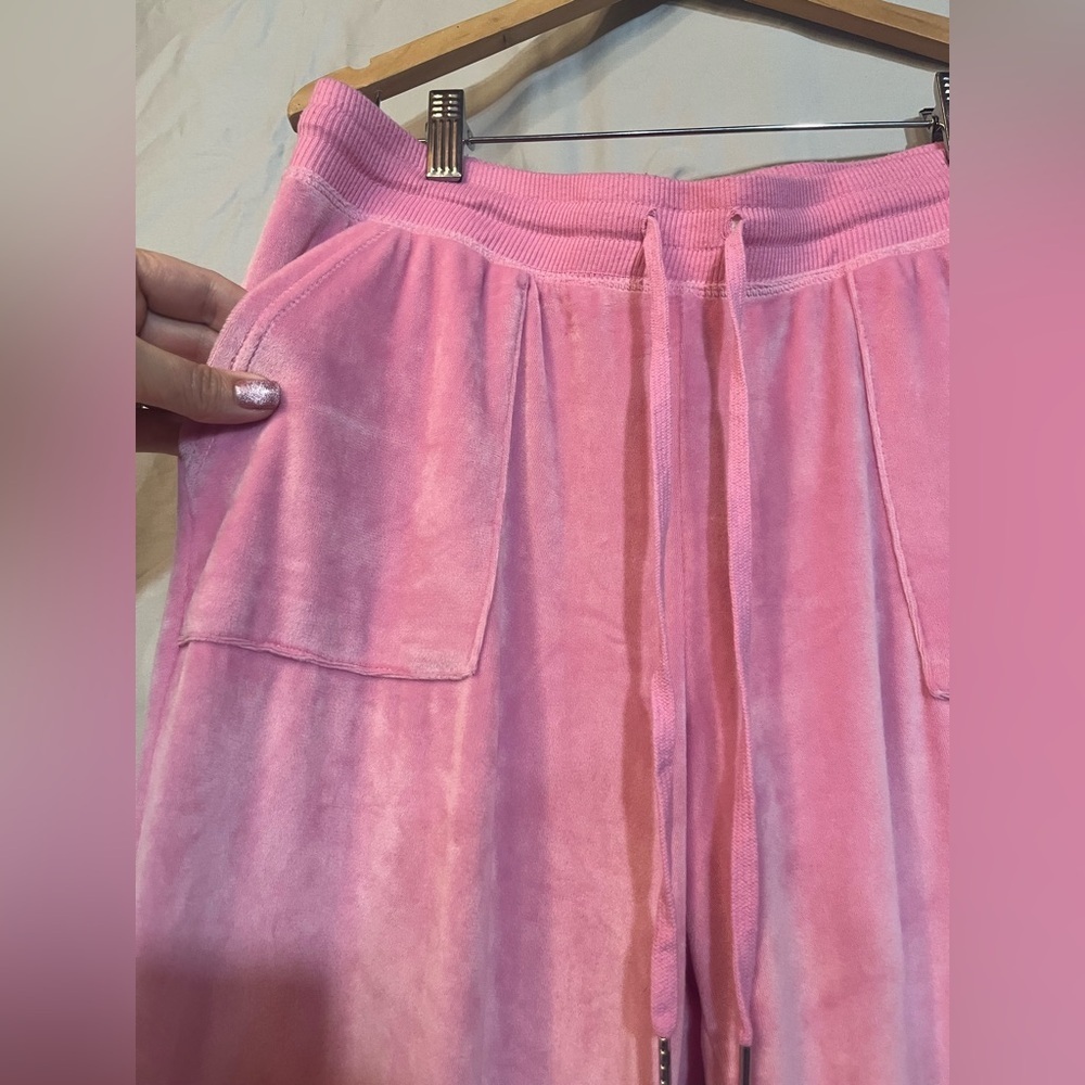 Juicy Couture Bubble Pink Velour Lounge Set Women’s Large - Picture 6 of 12